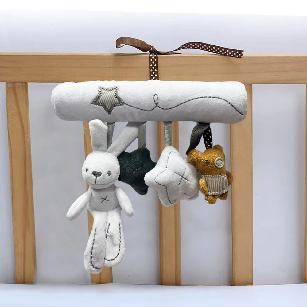 Plüsch-Mobile Hase – Kinderwagenkette mit Glöckchen