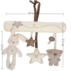 Plüsch-Mobile Hase – Kinderwagenkette mit Glöckchen