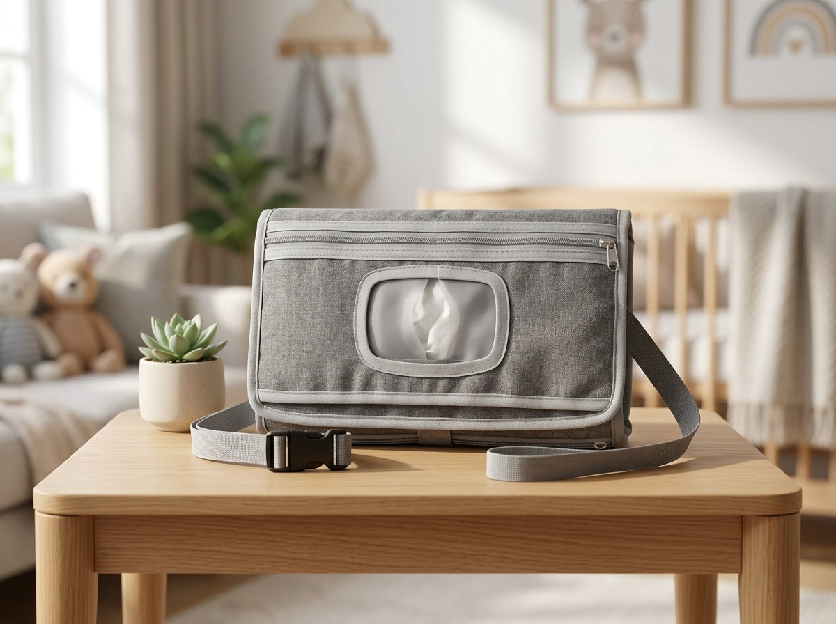Waterproof Travel Diaper Changing Pad | Smart Wipes Pocket