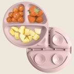 1PCS Baby Sucker Silikon Essplatte BPA FREI Kinder Gerichte Saug Toddle Training Geschirr Kinder Fütterung Schüsseln Baby Zeug