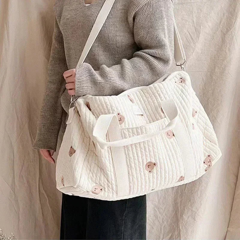 Wickeltasche Bär – Großer Baby-Organizer für den Kinderwagen