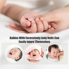 2-in-1 Electric Nail Clipper with LED Light, Automatic Nail Grinder and Trimmer for Babies, Mini Manicure Tool, Nail Care