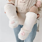 Winter Baby Socks Thick Warm Long Socks for Toddlers White Autumn Winter Plush Knee Newborn Anti-Slip Floor Socks Baby Accessories