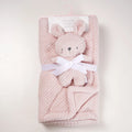 Baby-Kuscheldecke mit Schnuller – 2-teiliges Set
