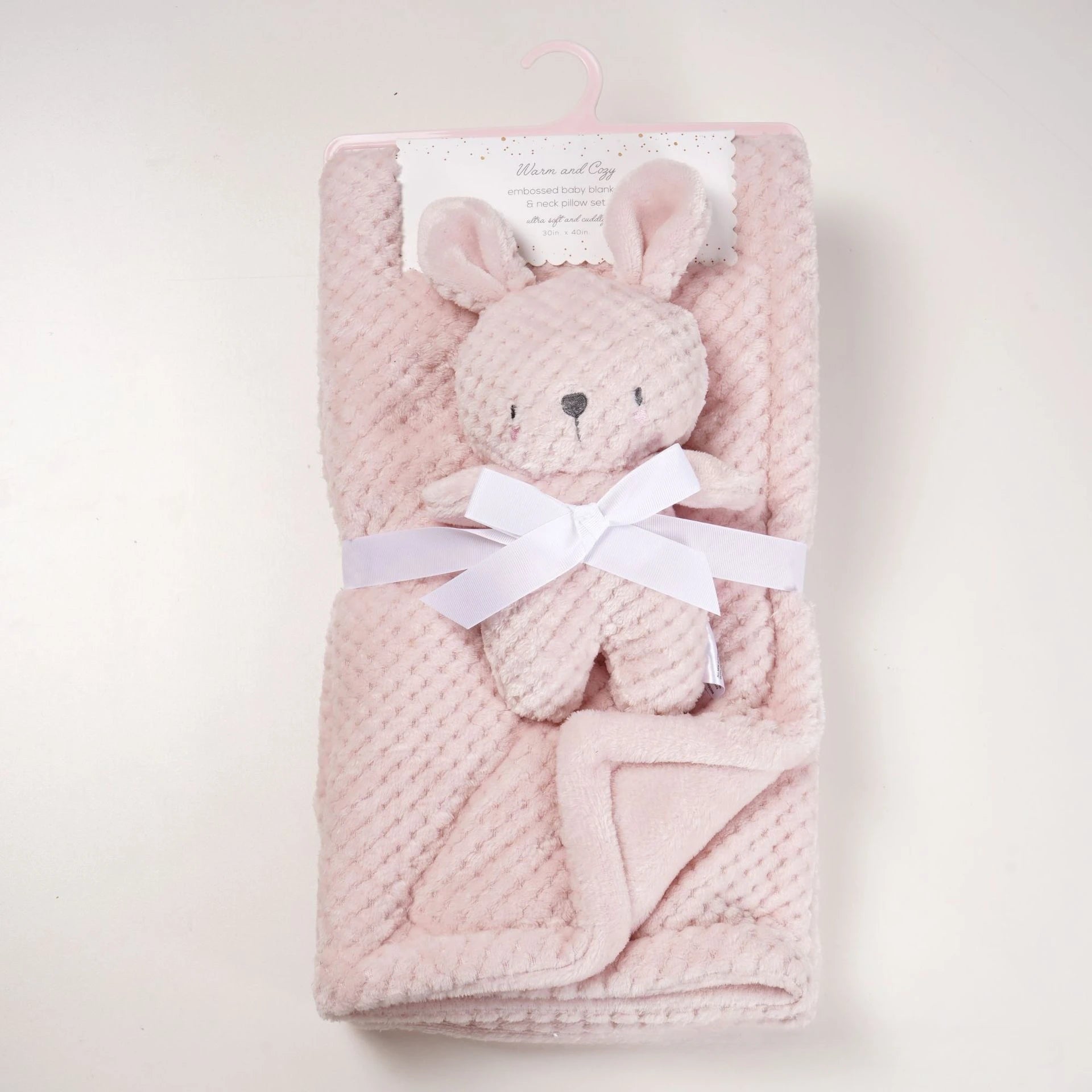 Baby-Kuscheldecke mit Schnuller – 2-teiliges Set