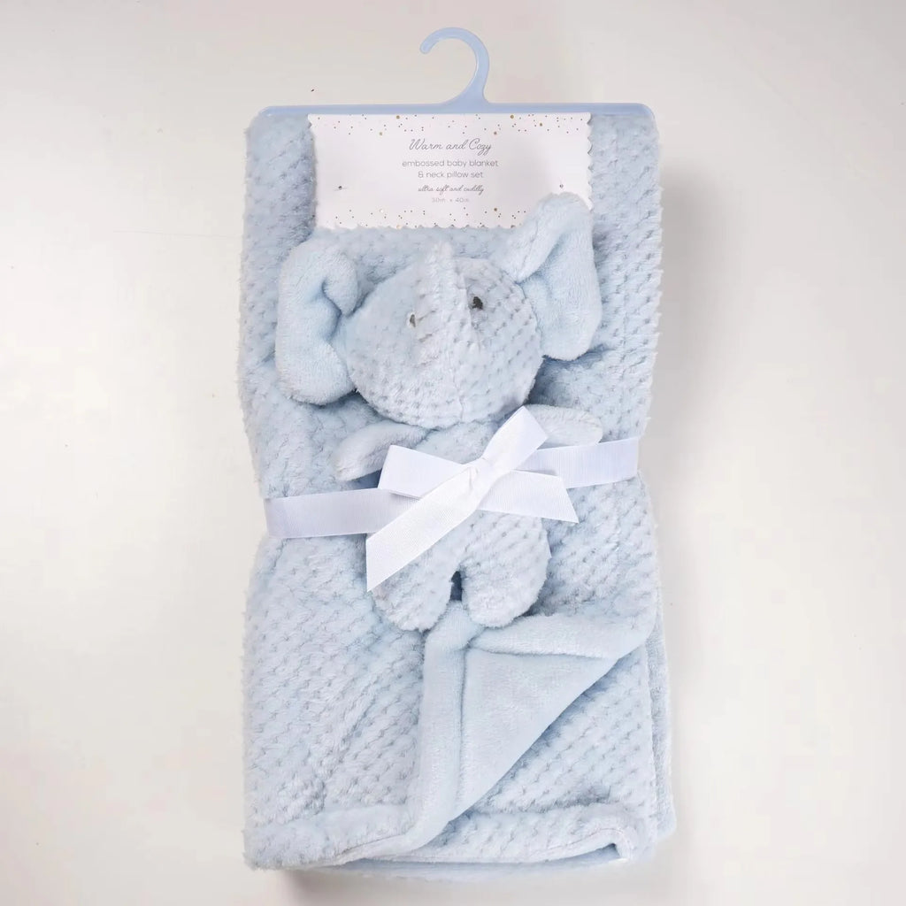 Baby-Kuscheldecke mit Schnuller – 2-teiliges Set