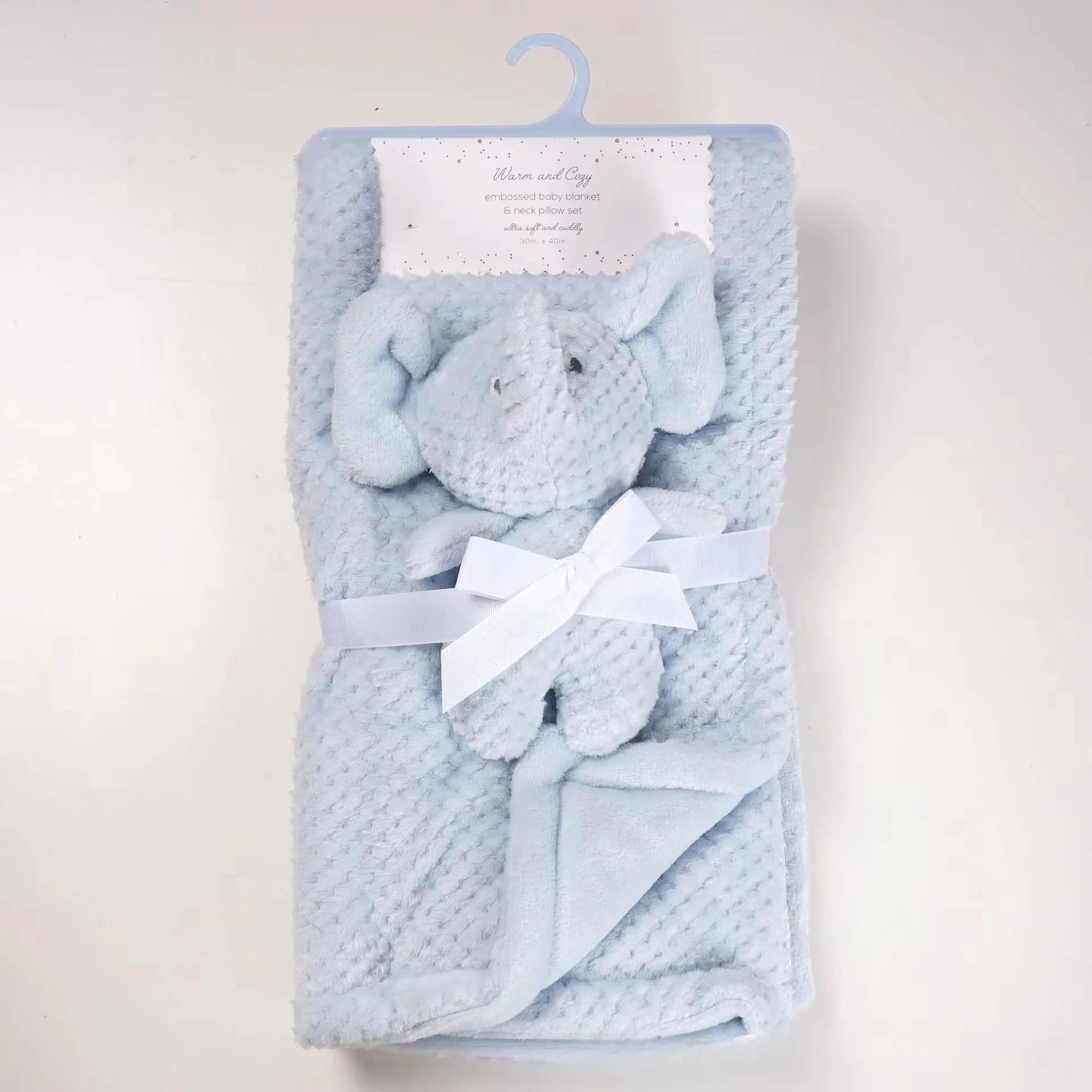 Baby-Kuscheldecke mit Schnuller – 2-teiliges Set