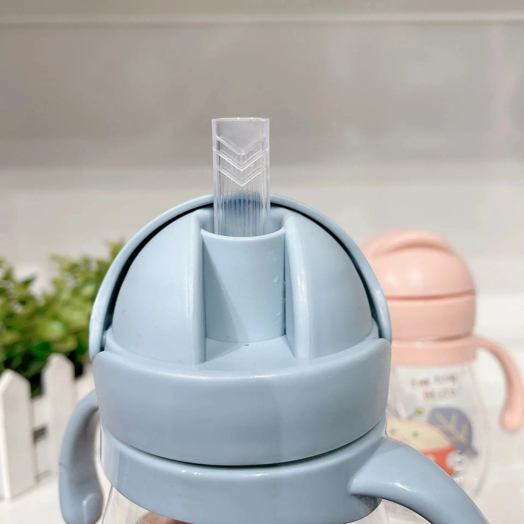 Trinklernbecher mit Strohhalm – 350 ml, auslaufsicher