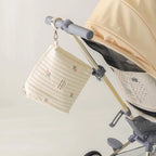 Wickeltasche mit Stickerei – Baby-Windeltasche mit Reißverschluss