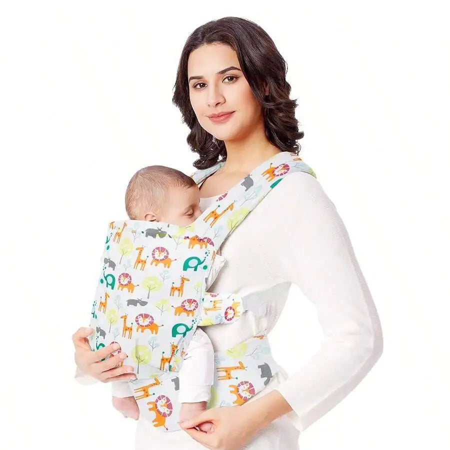 1Pc Baby Carrier, Multifunctional 4-in-1 Hip Seat Carrier, Adjustable Comfortable Front and Back Straps, Portable and Suitable for All Seasons, a Labor-Saving Tool for Mothers to Hold Their Babies Hands-Free