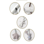 Plüsch-Mobile Hase – Kinderwagenkette mit Glöckchen