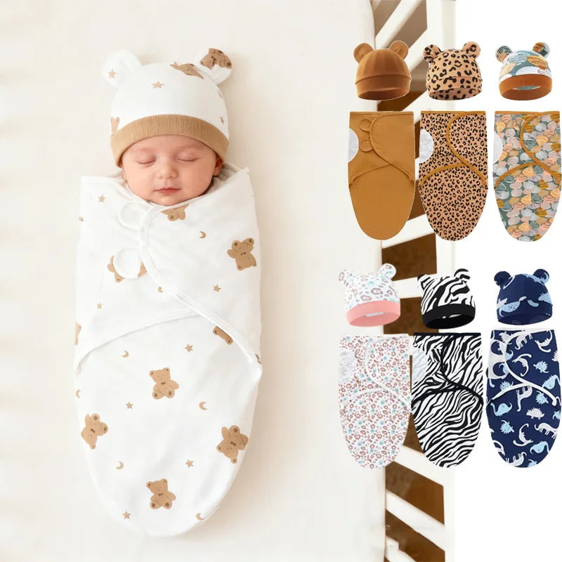 Baby Swaddle Wrap, Soft Cocoon Baby Blanket, Newborn Swaddling Blanket, Warm Cotton Baby Bedding Blanket