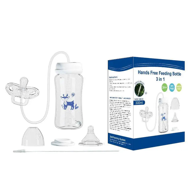 Babyflasche 3-in-1 – 300 ml mit weitem Hals