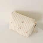 Wickeltasche mit Stickerei – Baby-Windeltasche mit Reißverschluss