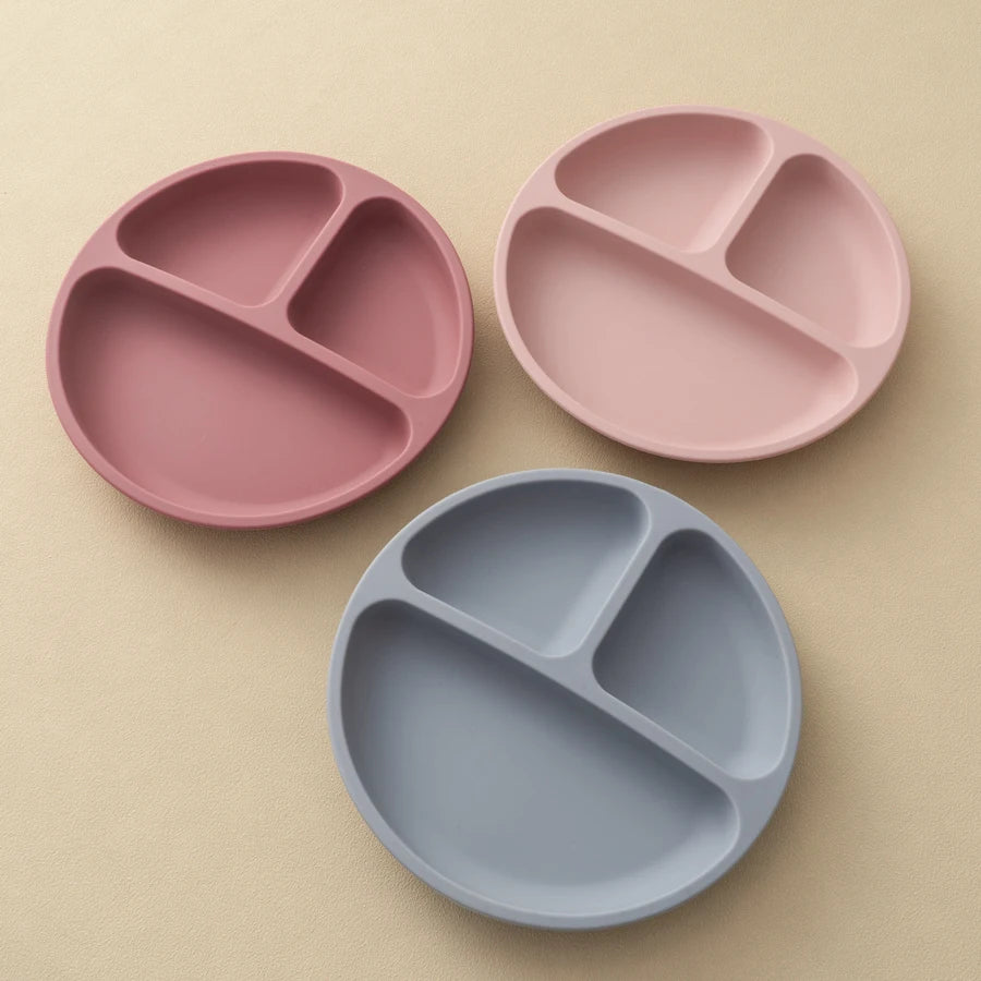 1PCS Baby Sucker Silikon Essplatte BPA FREI Kinder Gerichte Saug Toddle Training Geschirr Kinder Fütterung Schüsseln Baby Zeug